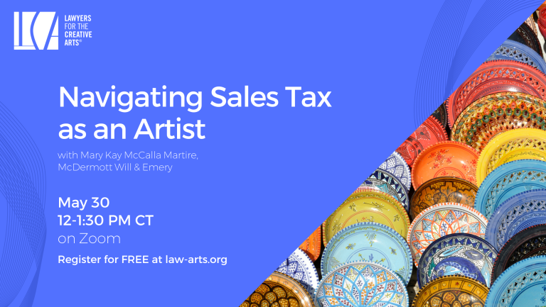 Navigating Sales Tax as An Artist May 30